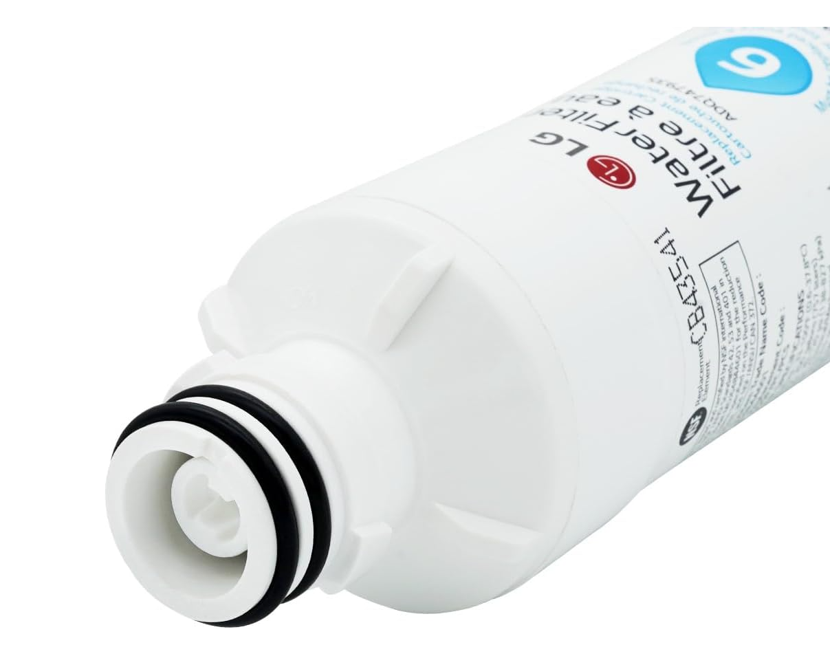 LG LT1000P - 6 Month / 200 Gallon Capacity Replacement Refrigerator Water Filter (NSF42, NSF53, and NSF401) ADQ74793501, ADQ75795105, AGF80300704, or AGF80300705 White